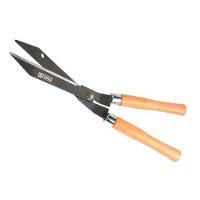 Tesoura Para Grama 12'' Cabo Madeira - Corte Preciso De Galhos E Arbustos - Dtools - 1