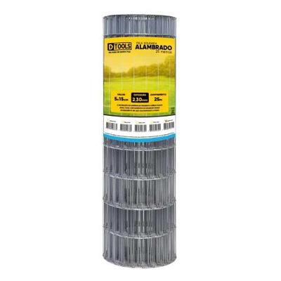 Tela Alambrado 25x2m Fio 2,3mm Malha 5x15cm - Dtools