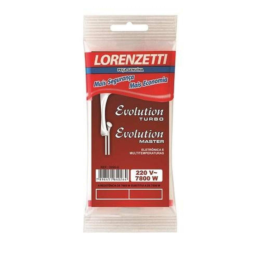 Resistência Evolution 7800 Watts 220v Para Duchas Evolution Turbo E Master - Lorenzetti - 1