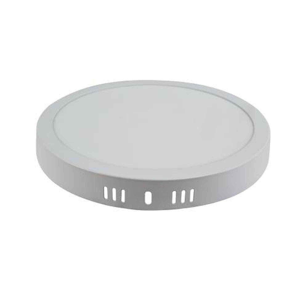 Painel Led Redondo 12w 3000k 17cm - Para Ambientes Internos - Bivolt - Baixo Consumo De Energia - 1