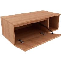 Gabinete De Banheiro 80 Cm Com 1 Porta E Nicho Marina Amêndoa - 3