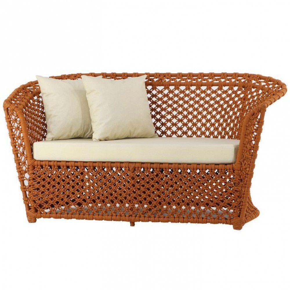 Kit Sofá Poltronas E Mesa Flórida Alumínio Area Jardim Azul - 2