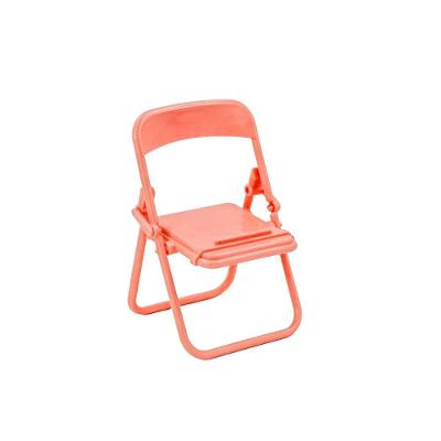 Suporte Celular Formato Cadeira Portatil Dobravel De Mesa Criativo Rosa