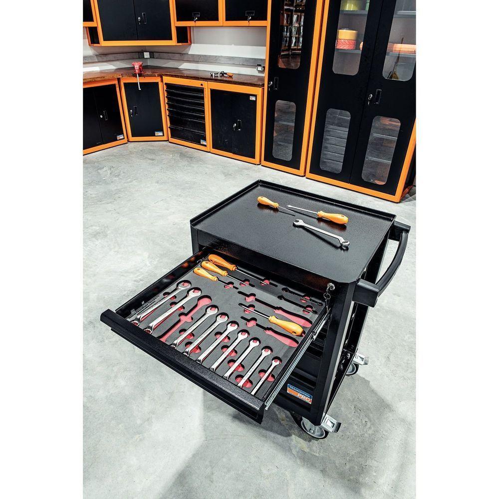 Carro Para Ferramentas 5 Gavetas E 1 Porta Tramontina Pro Tramontina - 4