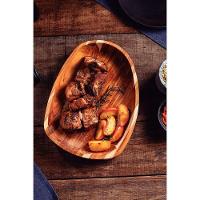 Gamela Orgânica Churrasco Tramontina Em Madeira Teca 37x29,8 Cm - 2