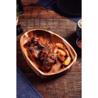 Gamela Orgânica Churrasco Tramontina Em Madeira Teca 37x29,8 Cm - 3