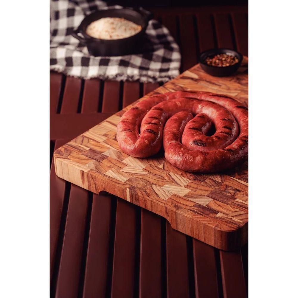 Tábua Cubus Churrasco Tramontina Em Madeira Teca 40x30 Cm - 3