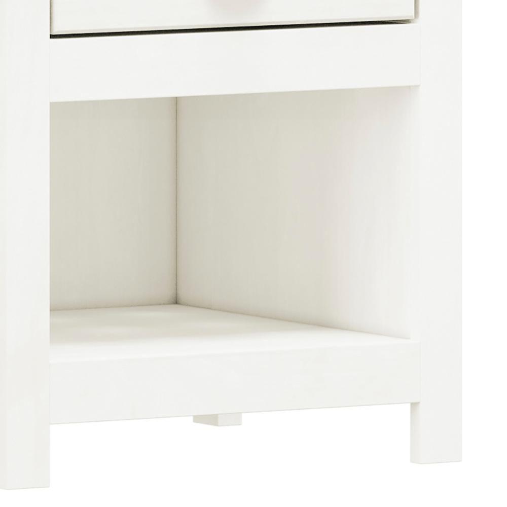 Mesa De Cabeceira Para Quarto 1 Gaveta Lázio Branco/freijó F07 - Mpozenato - 6