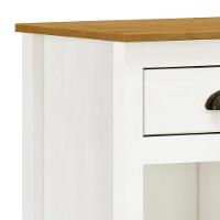 Mesa De Cabeceira Para Quarto 1 Gaveta Lázio Branco/freijó F07 - Mpozenato - 5