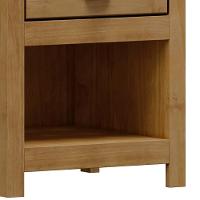 Mesa De Cabeceira Para Quarto 1 Gaveta Lázio Freijó F07 - Mpozenato - 6