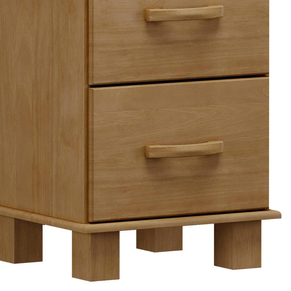 Mesa De Cabeceira Para Quarto 42cm 2 Gavetas Renzo Freijó F07 - Mpozenato - 3