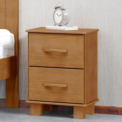 Mesa De Cabeceira Para Quarto 42cm 2 Gavetas Renzo Freijó F07 - Mpozenato