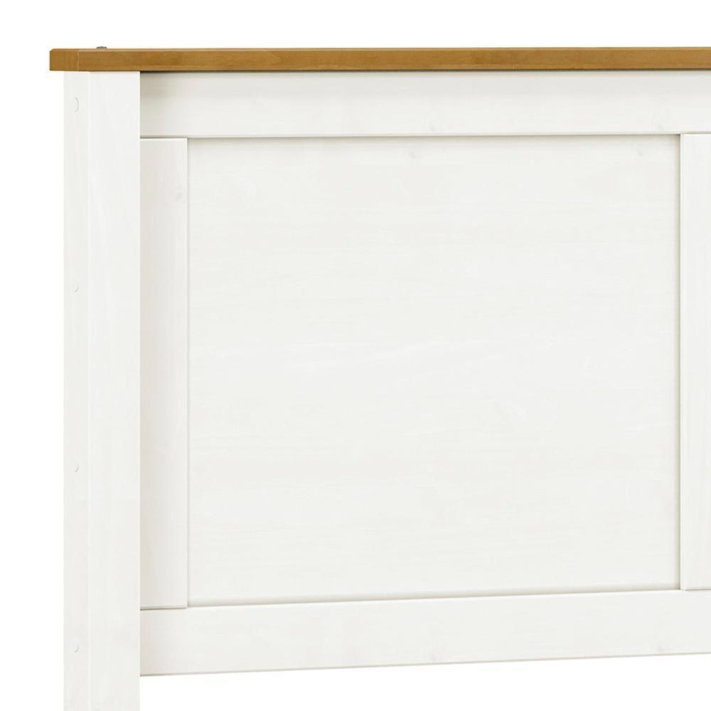 Cabeceira Cama Box Casal Queen 160cm Lázio Branco/freijó F07 - Mpozenato - 5