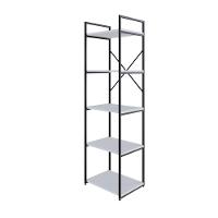 Estante Com 5 Prateleiras 152x45x33cm Yon Branco Tx/est.preta - 1