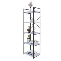 Estante Com 5 Prateleiras 152x45x33cm Yon Branco Tx/est.preta