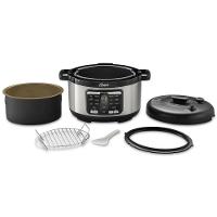 Kit Mixer Power Black Inox E Panela Multifunções 5,7L Oster 110V