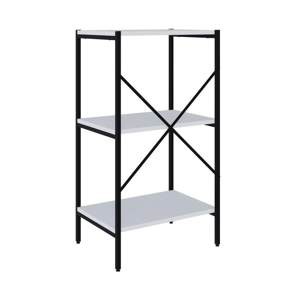 Estante Com 3 Prateleiras 84x45x33cm Tub TUEH843 Branco Chess Est.preta - 6