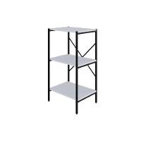 Estante Com 3 Prateleiras 84x45x33cm Tub TUEH843 Branco Chess Est.preta - 1