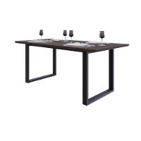 Mesa De Jantar Queens Rg2 180x90x77cm Qemj9180rg2 Terracota - Est.preta Terracota/est.preta - 5