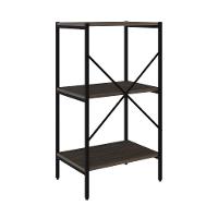 Estante Com 3 Prateleiras 84x45x33cm Tub TUEH843 Nogal Est.preta - 6