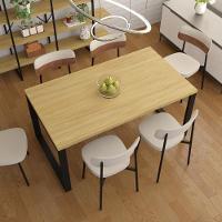 Mesa De Jantar Queens 160x90x77cm Qemj9160 Vermont Oak - Est.preta Vermont Oak/est.preta