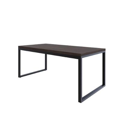 Mesa De Jantar Yon 180 X 90 X 76 Cm Terracota/est.preta Terracota/est.preta
