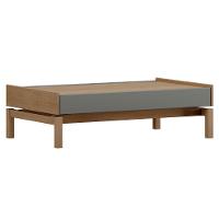 Mesa De Centro Para Sala 100cm Soleil Oak/cinza F07 - Mpozenato