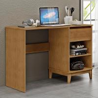 Escrivaninha 110cm 1 Gaveta Home Office Solvi Freijó F07 - Mpozenato - 1