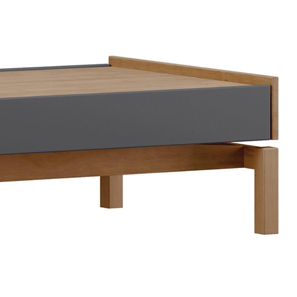 Mesa De Centro Para Sala 100cm Soleil Tauari/grafite F07 - Mpozenato - 6