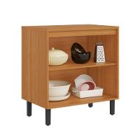 Balcão Itatiaia Napoles 80cm 2 Portas Com Tampo Cinamomo Off White - 2