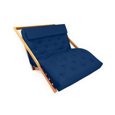 Poltrona New York Reclinável Casal Acquablock Azul Royal