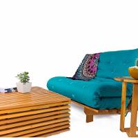 Mesa De Centro Ripada Madeira Nobre - 2