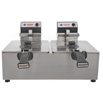 Fritadeira Elétrica Frita Mais 2 Cubas 2452 Cotherm Fritadeira 10 Litros Inox 220v