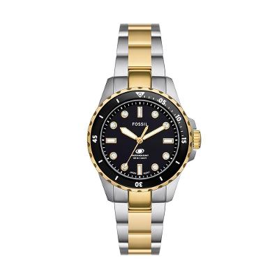 Relógio Fossil Feminino Fossil Blue Bicolor - Es5349-1kn Es5349-1kn