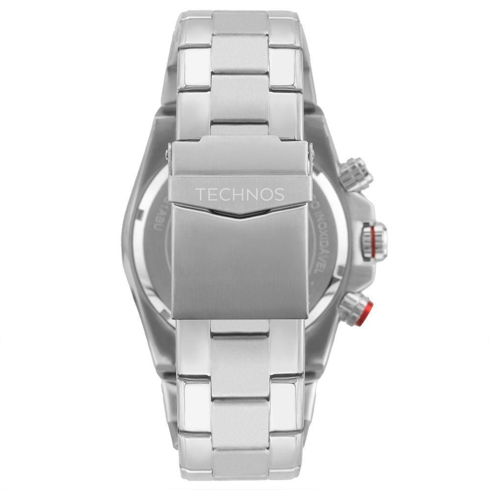 Relógio Technos Masculino Carbon Prata - Os1abu/1c - 3