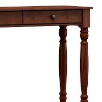 Aparador De Sala 120cm 2 Gavetas Pé Madeira Rubia Café F07 - Mpozenato - 6