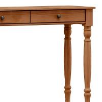 Aparador De Sala 120cm 2 Gavetas Pé Madeira Rubia Freijó F07 - Mpozenato - 2