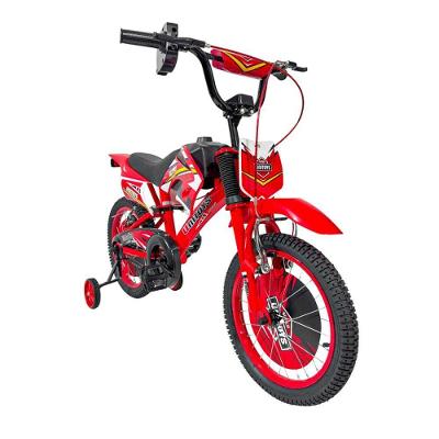 Bicicleta Infantil Aro 16 Moto Cross Vermelha Rodinhas Sport
