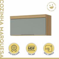 Armário 1 Porta Basculante Marquesa 80cm 100% Mdf Nature-verde - 3