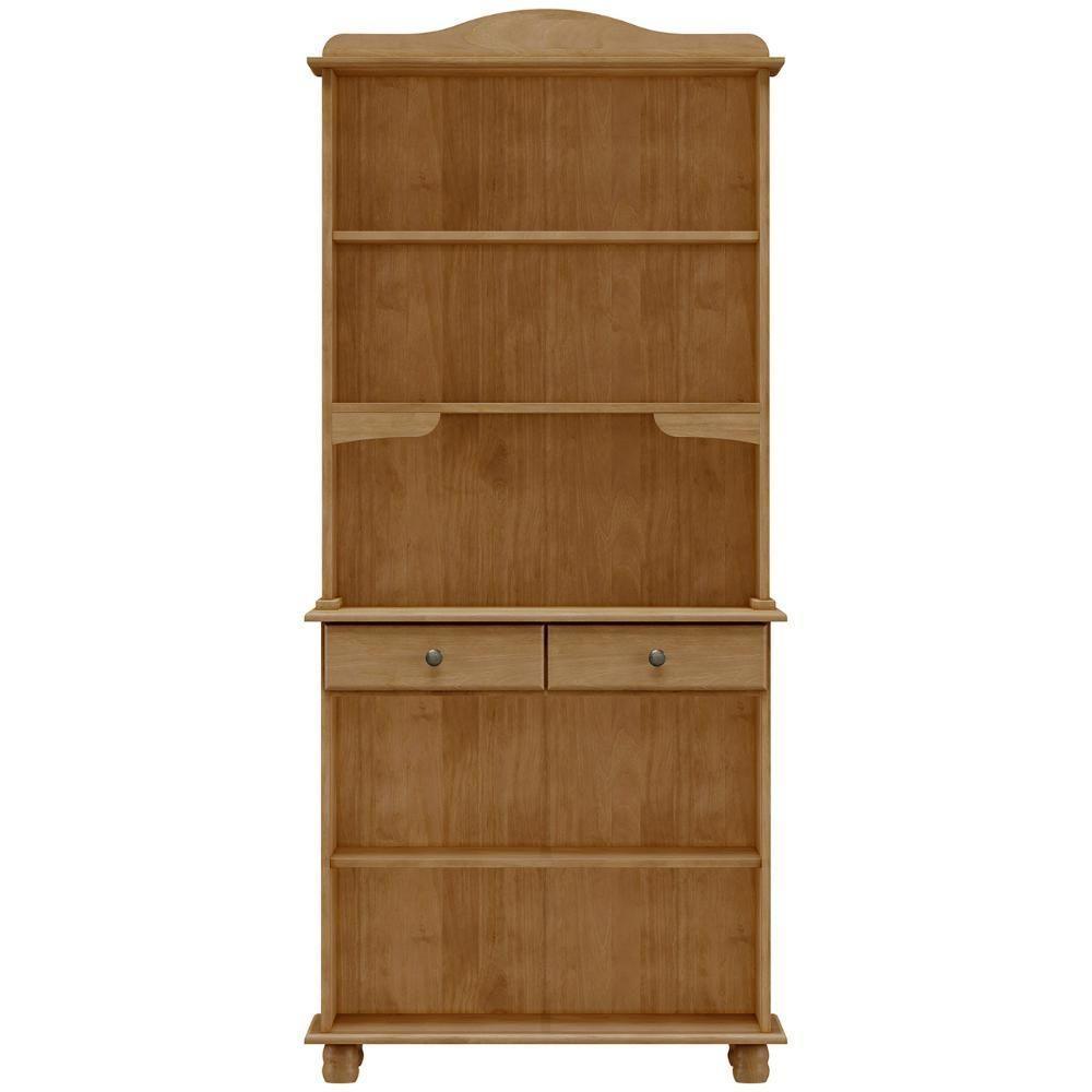 Cristaleira Com Portas Vidro 88cm Pé Madeira Rubia Freijó F07 - Mpozenato - 5