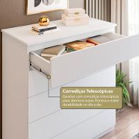 Cômoda 05 Gavetas Compacta Branco - 10