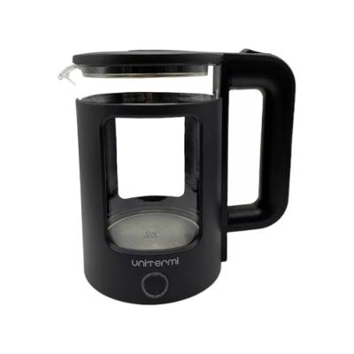 Chaleira Elétrica Mali Inox Vidro 1,5L 1800W Base 360° 220V