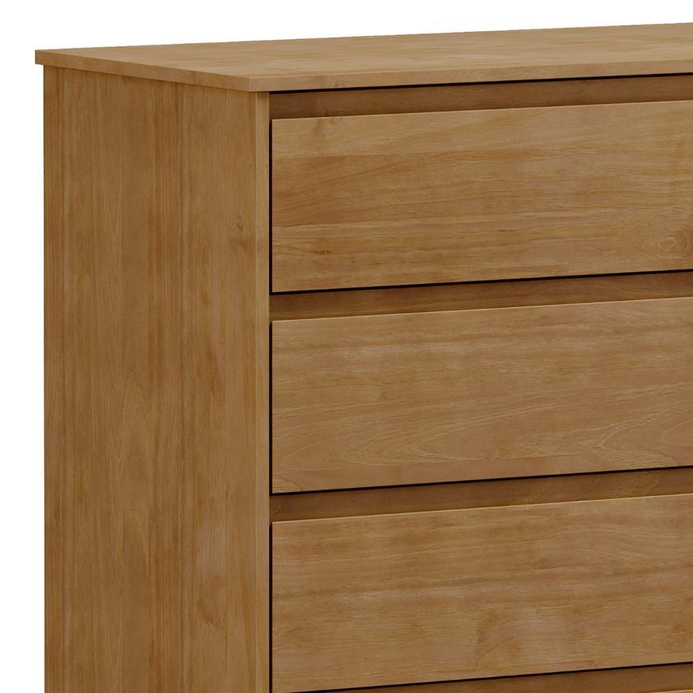 Cômoda Para Quarto 81cm 4 Gavetas Solvi Freijó F07 - Mpozenato - 5