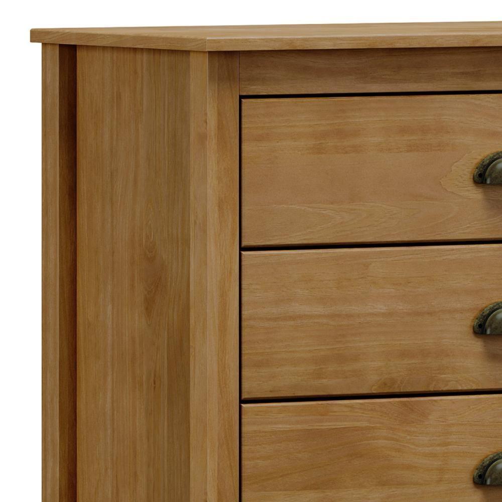 Cômoda Para Quarto 80cm Com 4 Gavetas Lázio Freijó F07 - Mpozenato - 5