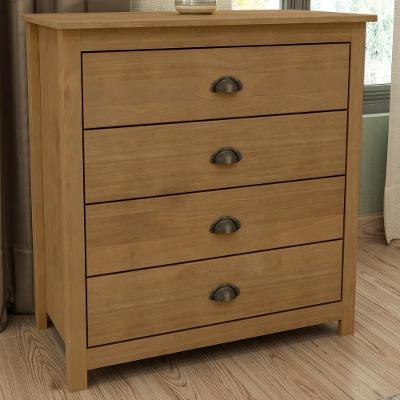 Cômoda Para Quarto 80cm Com 4 Gavetas Lázio Freijó F07 - Mpozenato