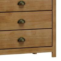 Cômoda Para Quarto 80cm Com 4 Gavetas Lázio Freijó F07 - Mpozenato - 6