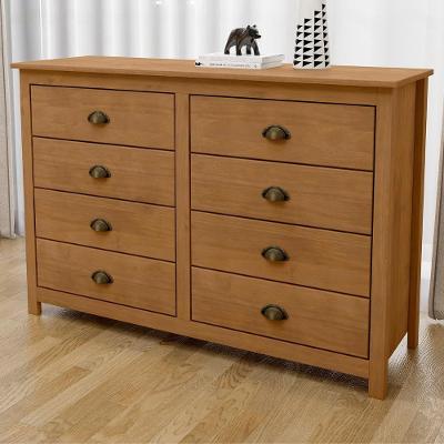 Cômoda Para Quarto 125cm Com 8 Gavetas Lázio Freijó F07 - Mpozenato