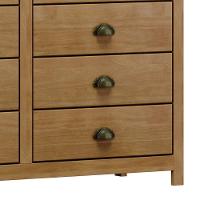 Cômoda Para Quarto 125cm Com 8 Gavetas Lázio Freijó F07 - Mpozenato - 6