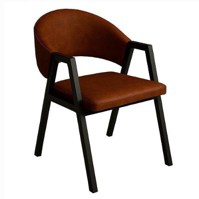 Cadeira De Jantar Antonella Corino Estilo Poltrona Com Pés Rosê - 7 Decor Wisky