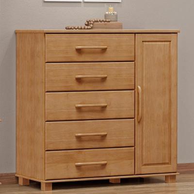 Cômoda Para Quarto 125cm 1 Porta 4 Gavetas Eduarda Freijó F07 - Mpozenato